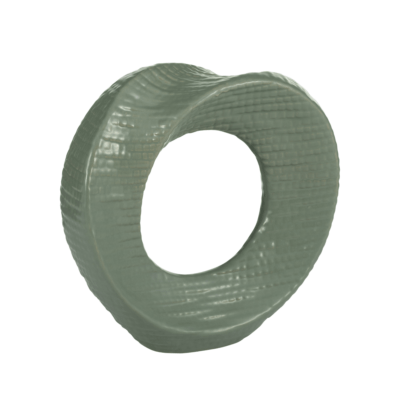 Escultura Verde 25cm