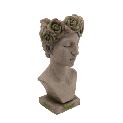 Busto de Mujer Gris 55cm