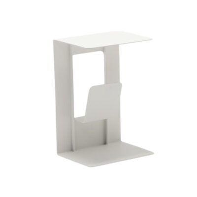 Mesa lateral MAGAZINE blanca