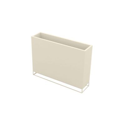 Macetero VELA CUBE|  30x120x90 BASIC ECRU