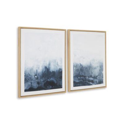 Cuadro de Pared Azul/Blanco Set/2