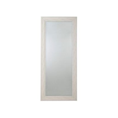 Espejo de Pared O Piso Con Marco Blanco