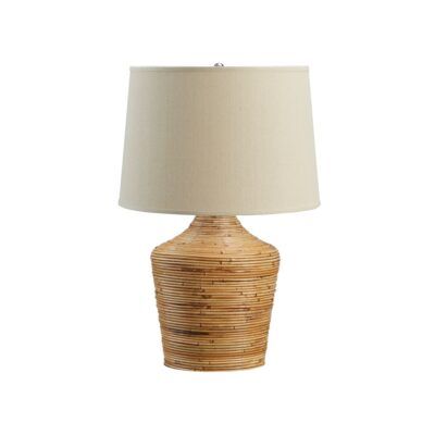 Lampara de Mesa en Rattan
