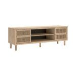 mesa de tv madera pajilla tipo