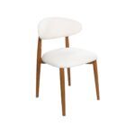 Silla de madera tapizada