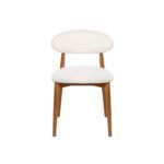 Silla de madera tapizada