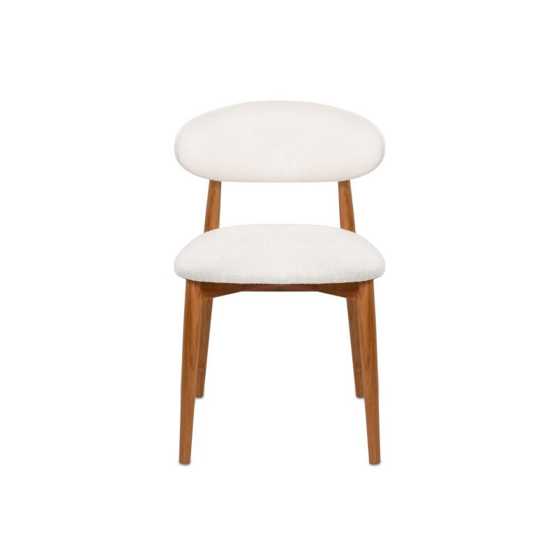 Silla de madera tapizada