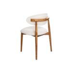 Silla de madera tapizada