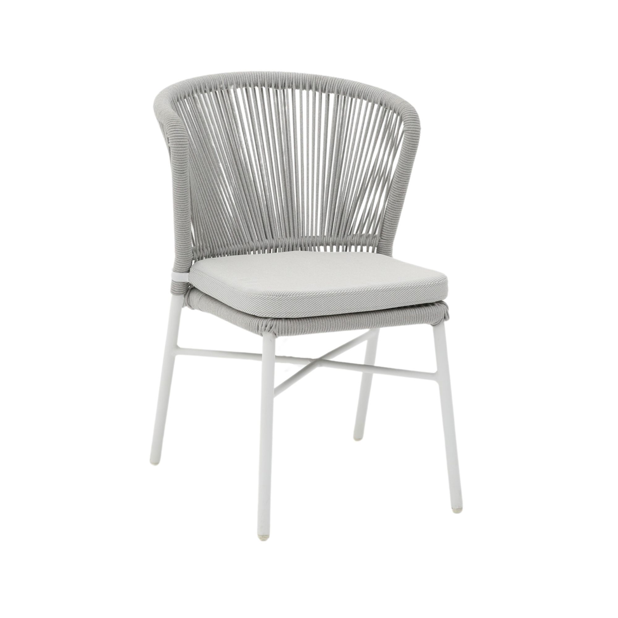 Silla De Comedor De Exterior Gris