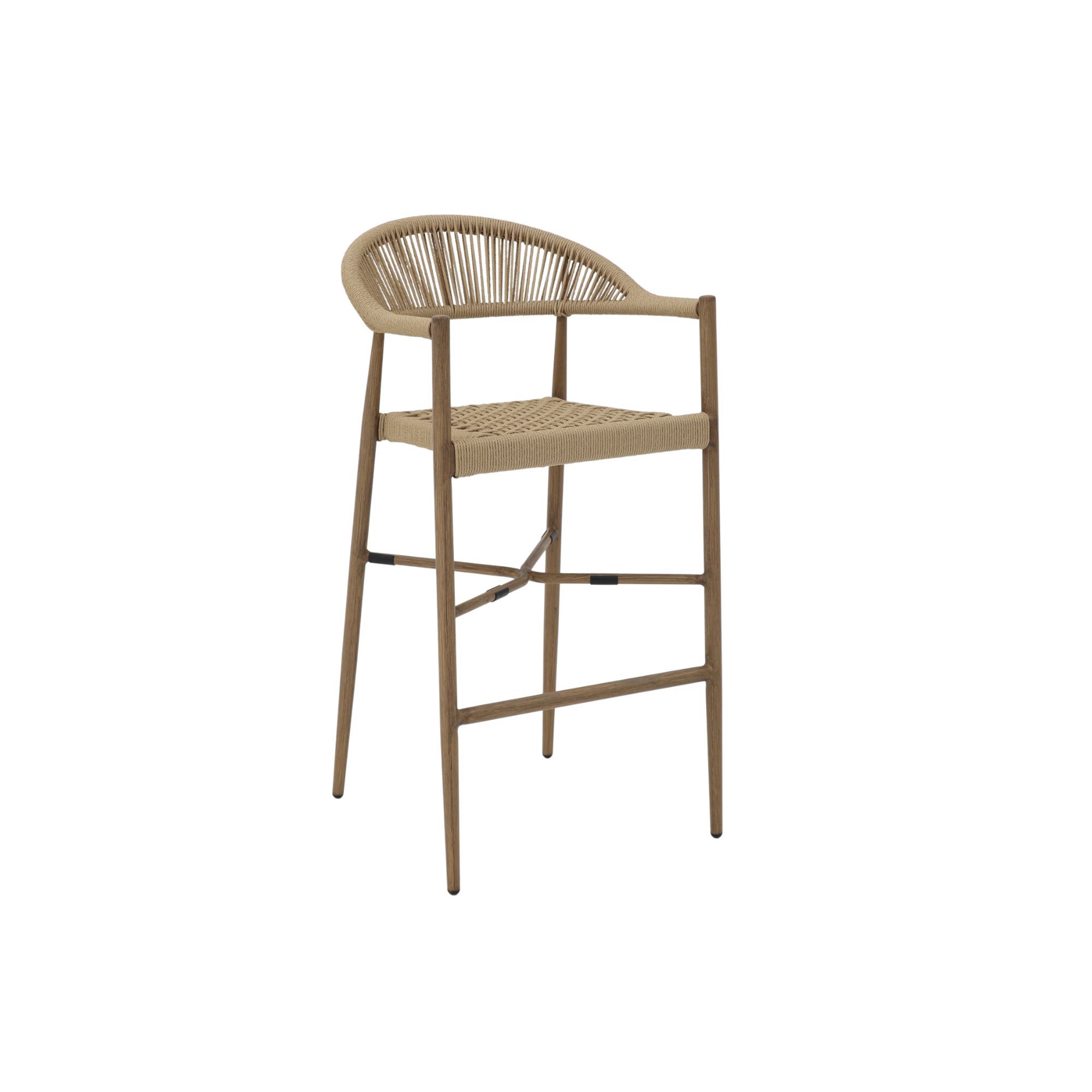 a bar chair with a white background